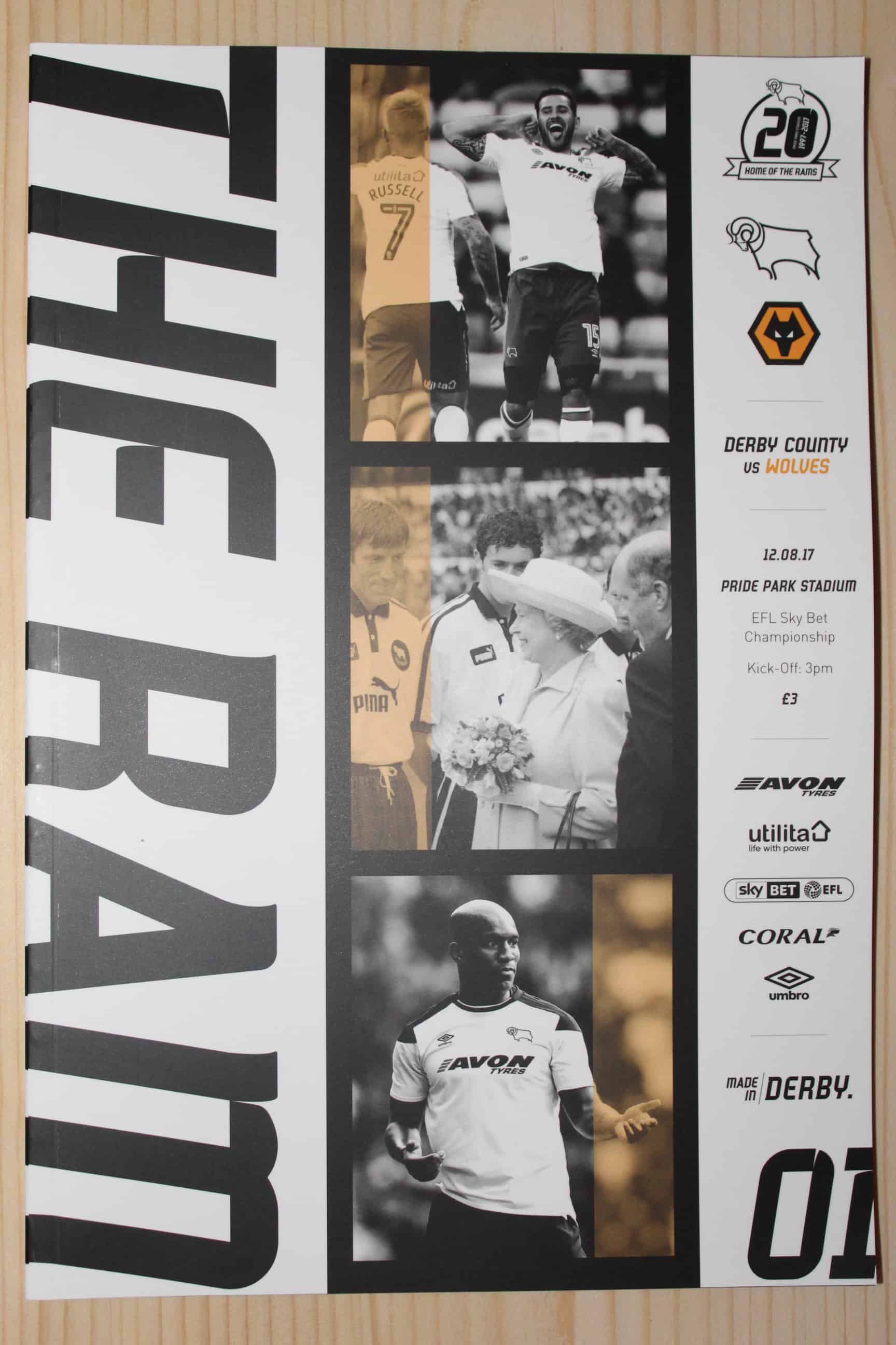 Derby County FC v Wolverhampton Wanderers FC